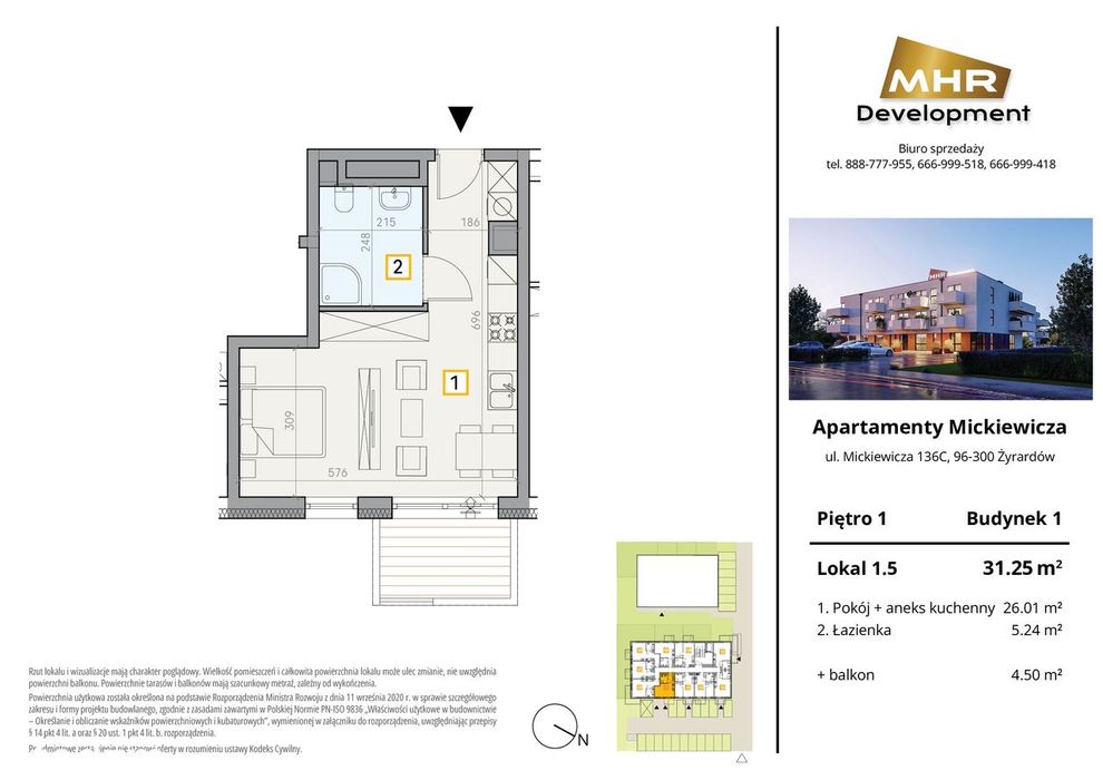 Nowoczesny apartament z 4,50 m2 balkonem - jezioro!
