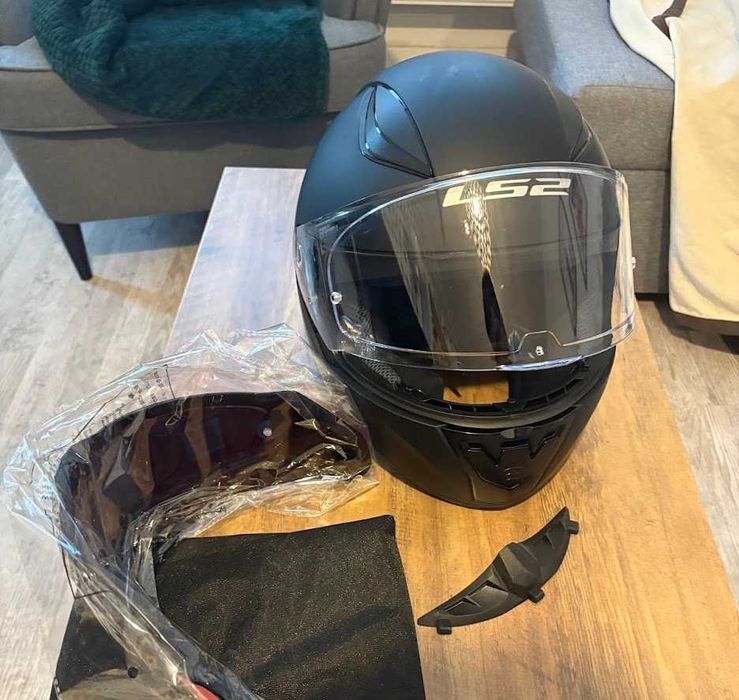 Kask motocyklowy LS2 FF353 Rapid Czarny 3XL - Jak Nowy!