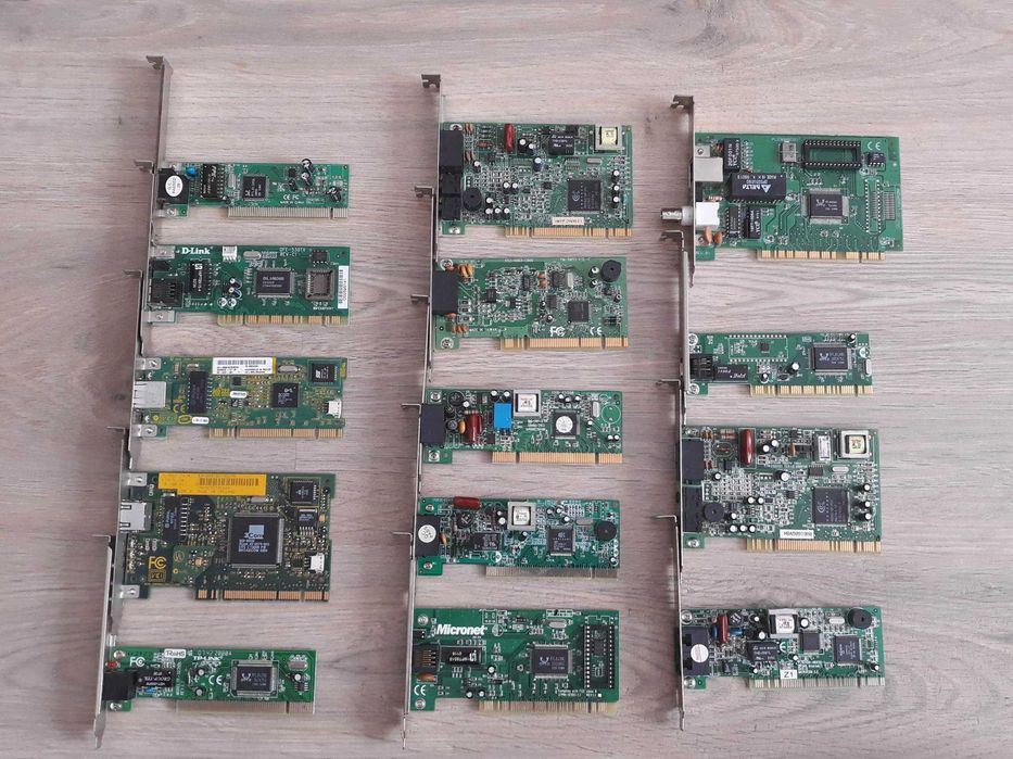 Мережеві карти PCI / sdram, simm 72-pin, озу