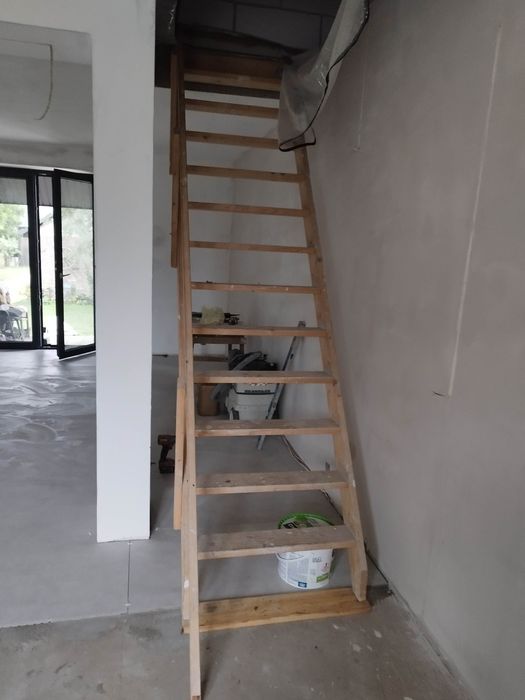 Schody drewniane młynarskie