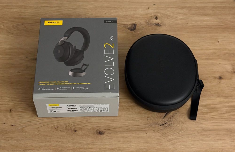Jabra Evolve2 85 | Black | Podstawka ładująca | Usb-c