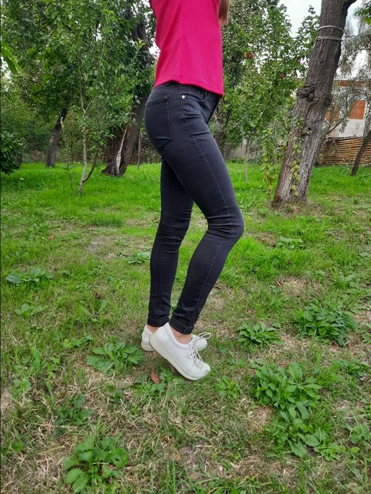 Темно-сірі штани Mango, брюки xxs-xs