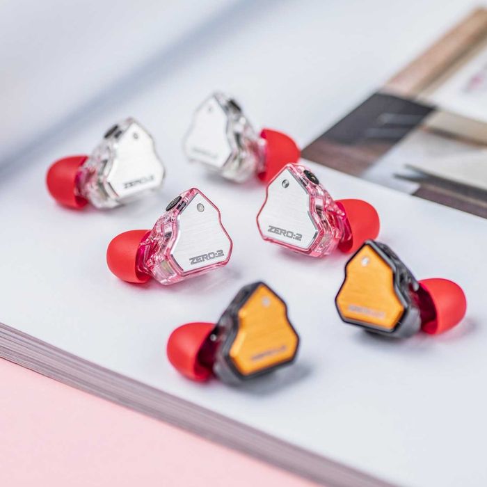 Нові динамічні Hi-Fi аудіофільські внутрішньоканальні IEM навушники 7HZ x Crinacle Zero 2 10mm dynamic driver 3.5 Jack No Mic