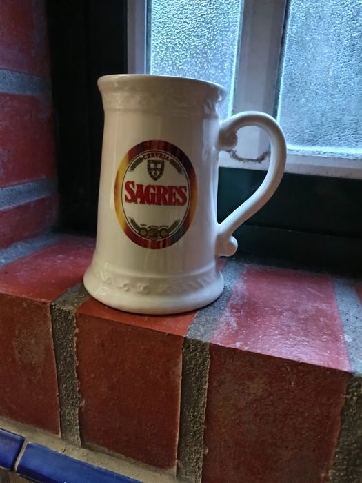 Caneca  colecção,cerveja Sagres.