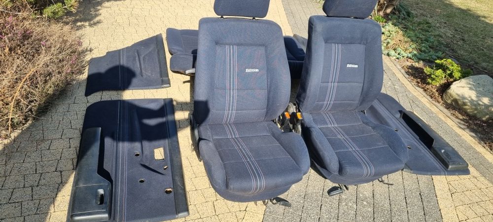 Fotele golf 2 gti Edition One Wolfsburg 3d nie recaro rarytas