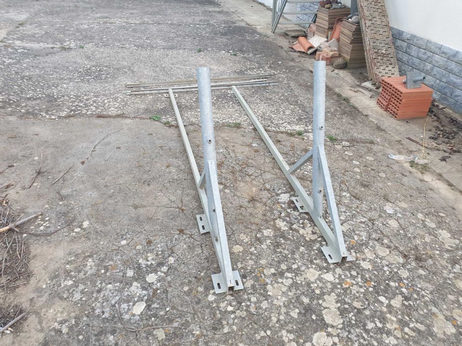 Estrutura ferro galvanizado