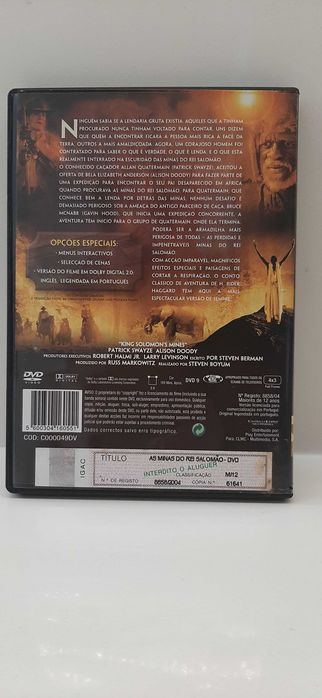 As minas do Rei Salomão - DVD