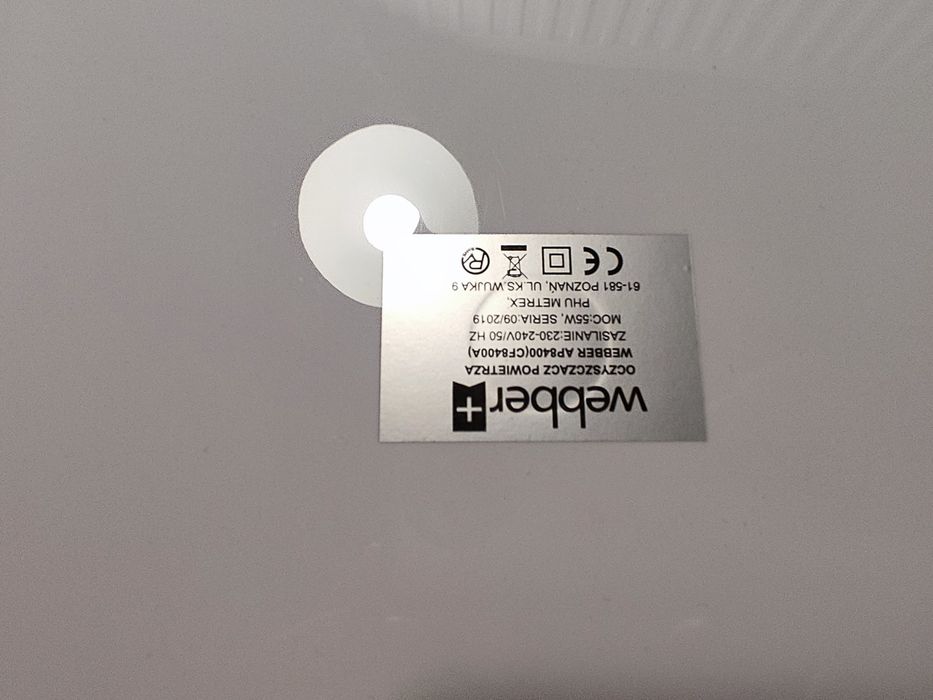 Oczyszczacz powietrza Webber AP8400