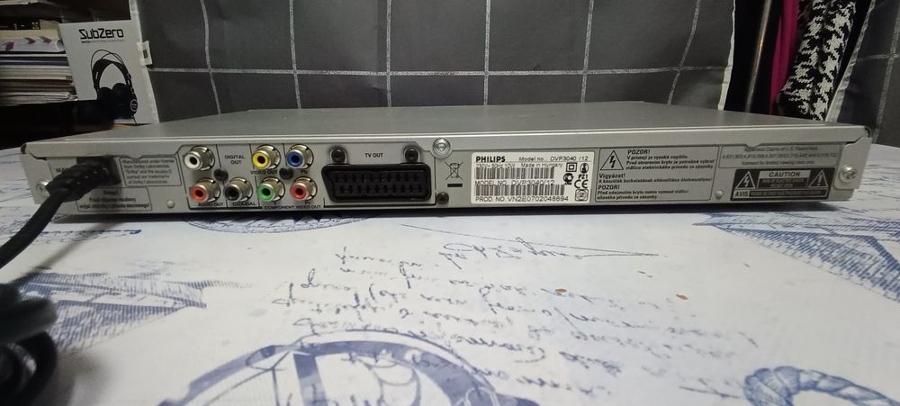 Leitor DVD Philips usado em bom estado