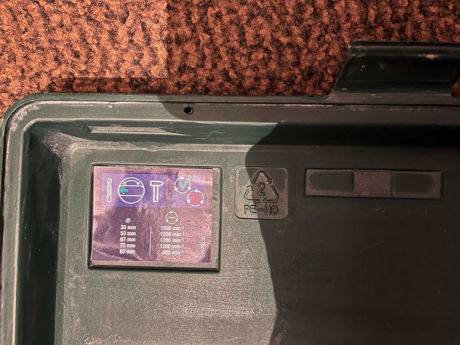 Frezy do betonu- skrzynka