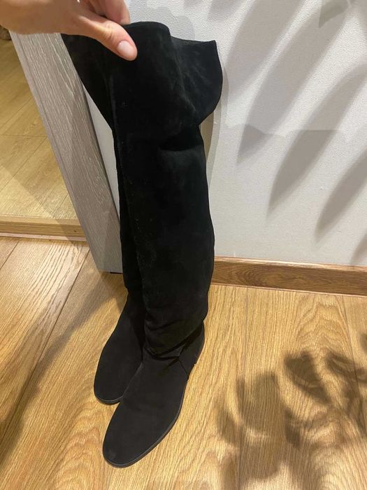 Сапоги ботфорты Италия все натуральное 40р