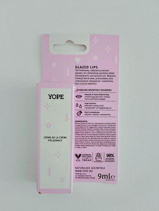 peptydowy balsam do ust Yope Creamy Glazed lips o smaku creamy candy