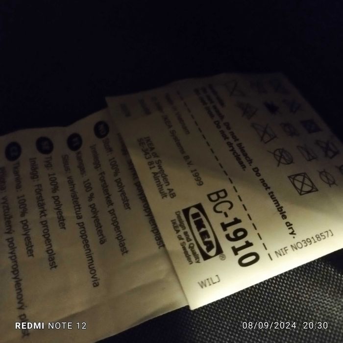 Arrumação IKEA Skubb c 6 compartimentos