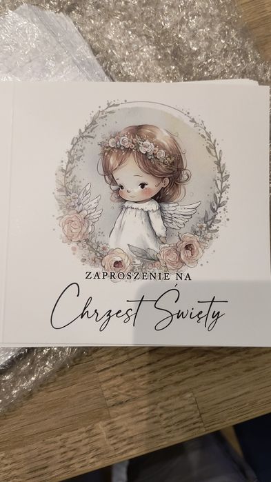 Zaproszenie na Chrzest Święty 32szt.
