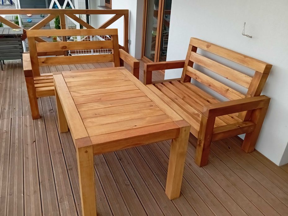 Meble ogrodowe z drewna