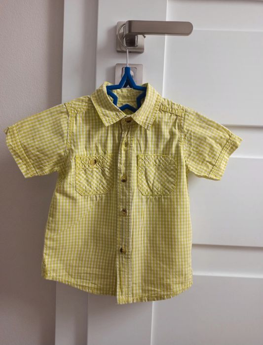 Koszula na krótki rękaw w kratę NUTMEG