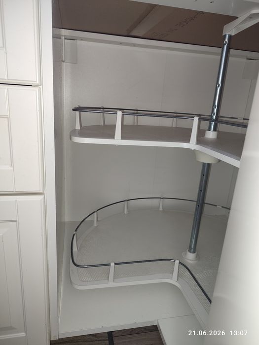Szafka narożna  Ikea Metod 88x88 + karuzela+ fronty Bodbyn