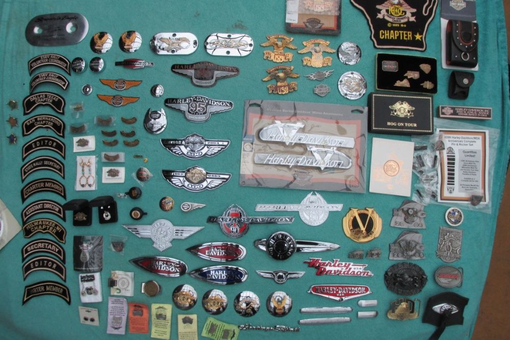 Harley Davidson emblemat znaczek logo dekiel różne