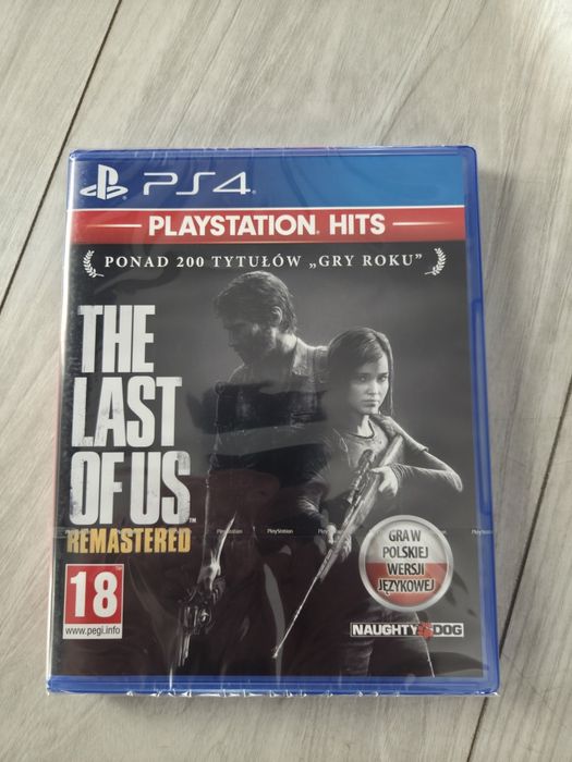 The last of US REMASTERED. PS4. Nowa w folii. Polska wersja.