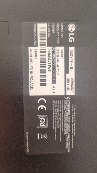Monitor para montra com suporte