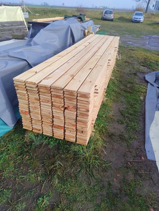 Deska Tarasowa Ryflowana Gładka 27x145x4000 2,7 14,5