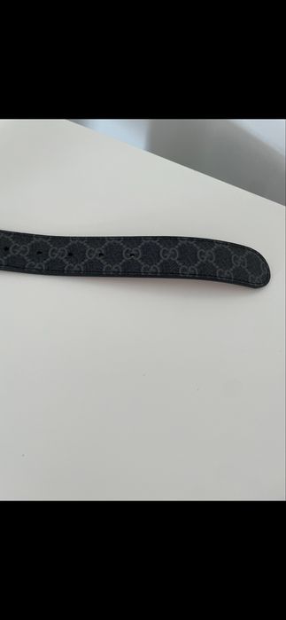 Czarny pasek Gucci