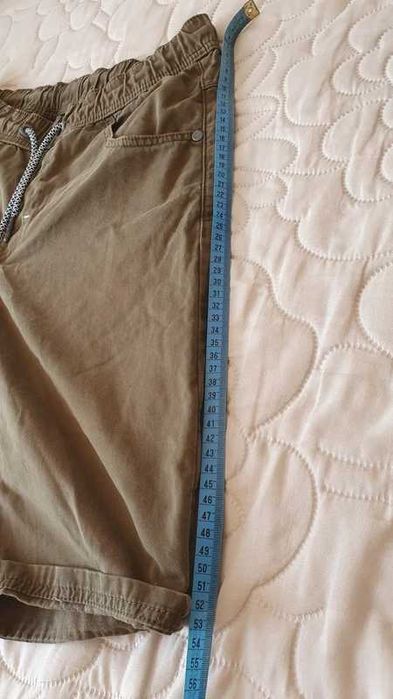 Tabaczkowe spodenki regular Fit Croop 30