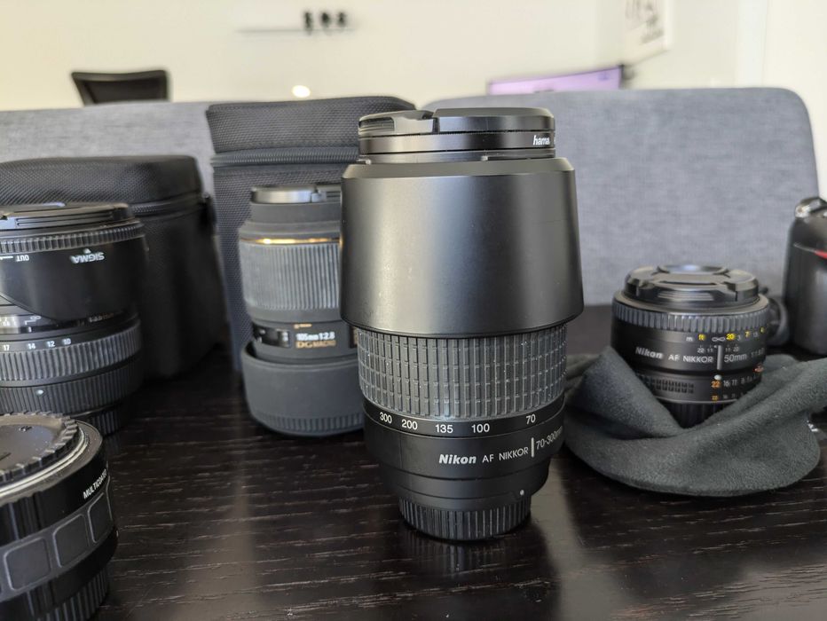 Kit completo de fotografia digital Reflex (ver descrição)