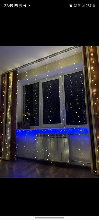 Гирлянда штора 3×3 usb