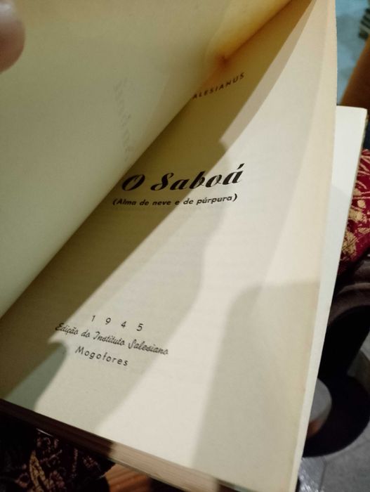 O Saboá, Alma de neve e de púrpura 1945 Salesianus