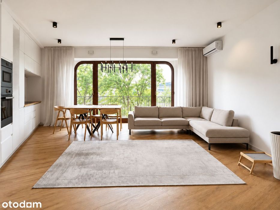 Apartament na przy Łazienkach Królewskich, 105m2