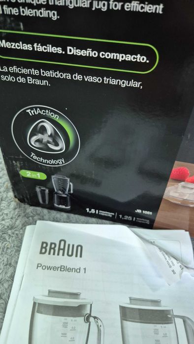 Blender kielichowy Braun 8021098001597 600 W czarny