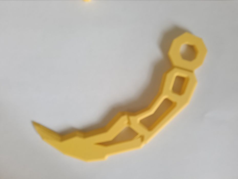 Keyper, Keynais, keyvolwer, keyuzi, keyrambit roblox rivals z druku 3d
