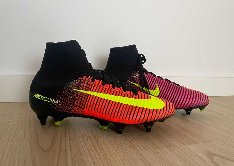 Chuteira NIKE Mercurial Superfly 5 VG PRO Total Crimson/Volt/Black NOVAS