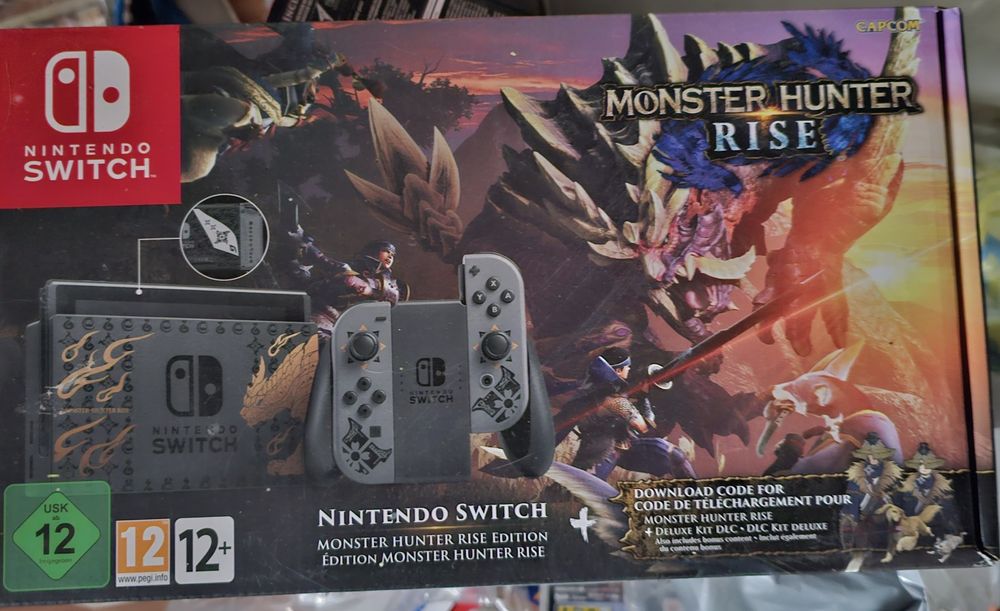 Konsola Nintendo switch edycja monster hunter rise