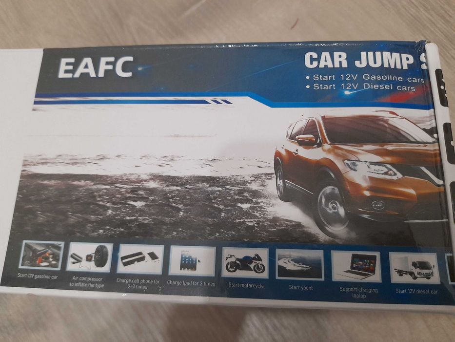 Booster de arranque bateria 12v / iniciador de baterias portátil