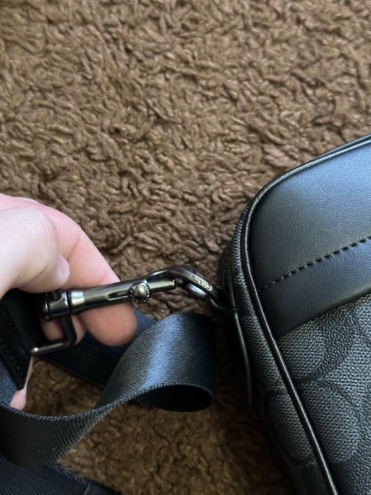 Сумка Coach коуч коач месенжер шкіряний через плече