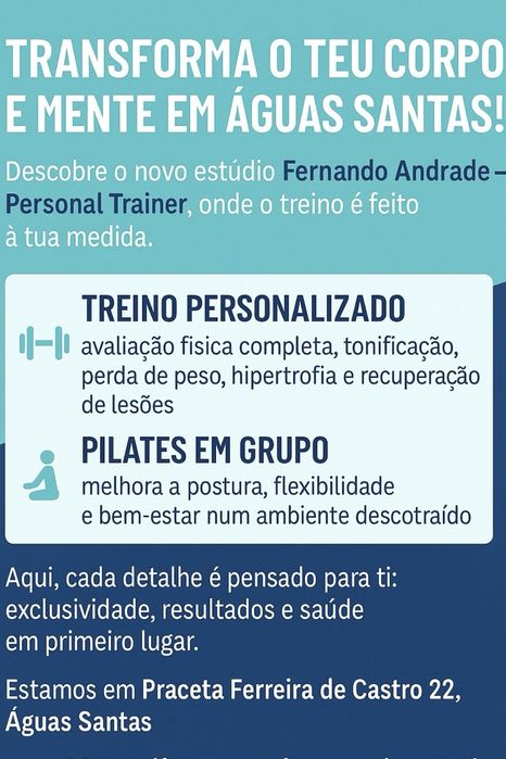 Estúdio Fernando Andrade em Águas Santas,Praç Ferreira de Castro n°20