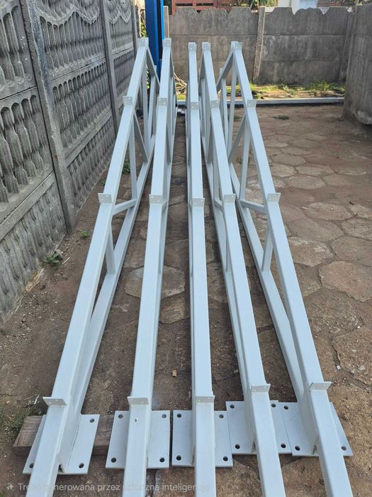 Konstrukcja hali stalowej 6,30 x 16 m
