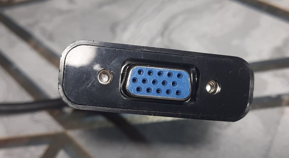 HDMI VGA перехідник адаптер для монітора 1080p