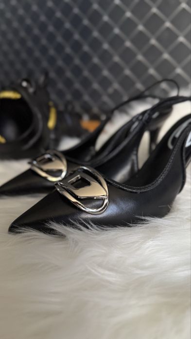 Шкіряні туфлі/слінгбеки Diesel, Prada, Dior, MiuMiu