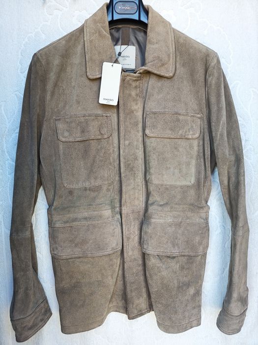 Casaco de couro Mango tm S  CS 004