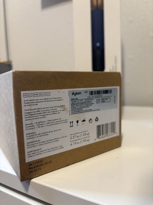 Prostownica Dyson Airstrait HT01 błękit pruski/miedź