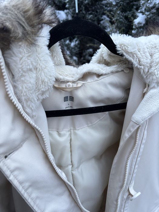 Женская зимняя куртка UNIQLO Hybrid Down Ultra Wear/пуховик