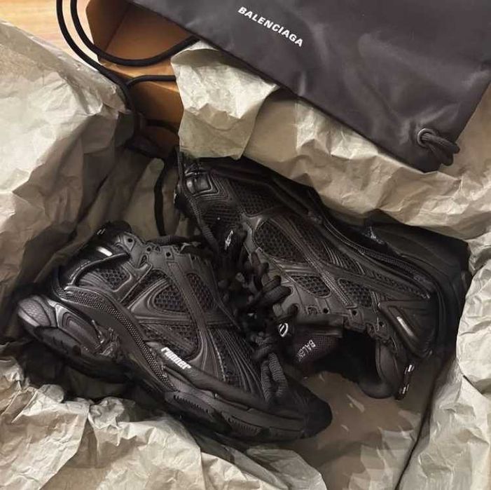 (БЕЗ ПЕРЕДОПЛАТИ)Balenciaga Runner баленсіага раннер чорні