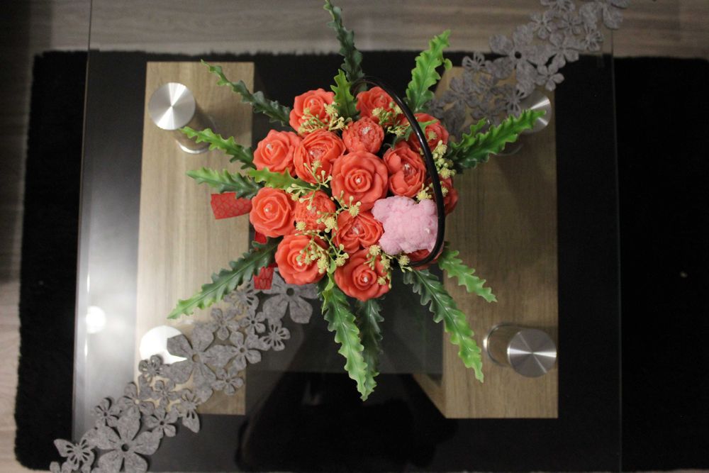 Bukiet ze świec sojowych / Flowerbox