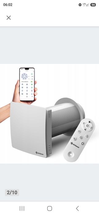 Rekuperator Scienny Air saver Vt Ø 125 WIFI Na GWARANCJI