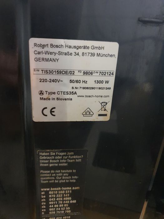 Ekspres bosch verocup