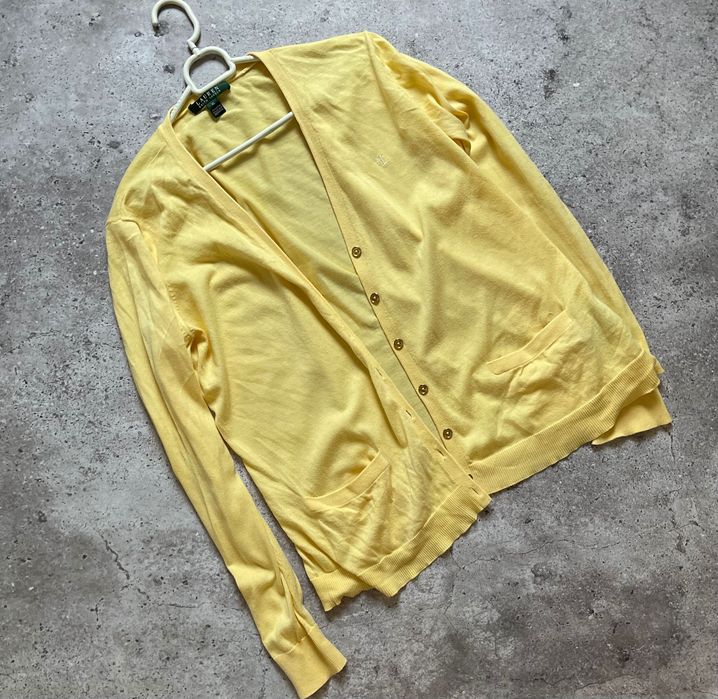 Жовтий жіночий кардиган ralph lauren