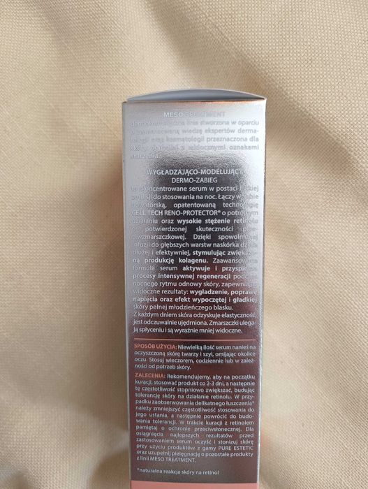 Lbiotica serum noc wygładzająco modelujący zabieg